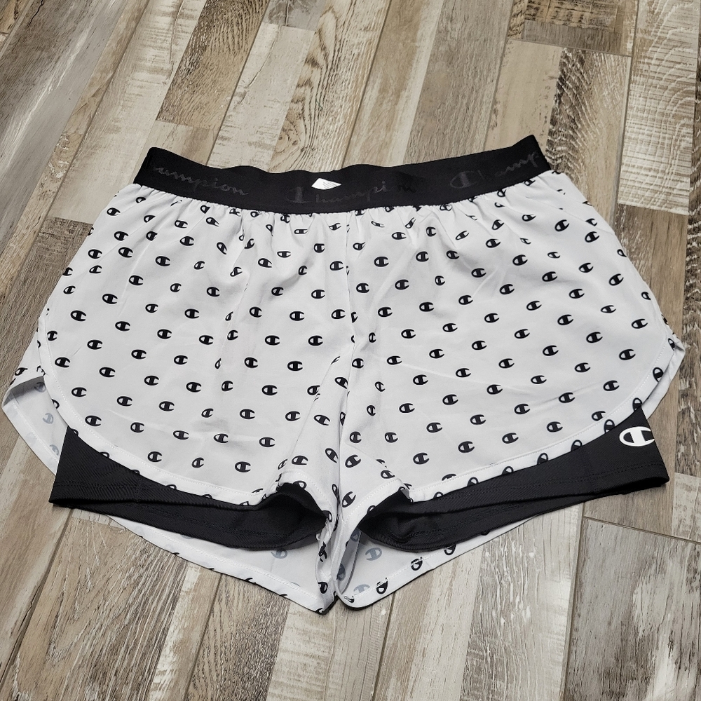 Large Champion Logo Running Shorts